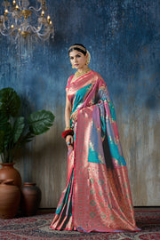 Triveni Splendor Banarsee - Kokal Silk Saree