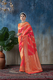 Triveni Splendor Banarsee - Kokal Silk Saree