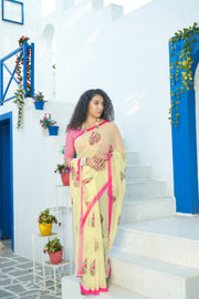 Monsoon Chappa Mirage - Block Print Saree