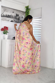 70's Floral Saree